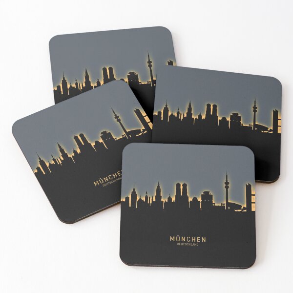 Item preview, Munich Germany Skyline designed and sold by ArtPrints.