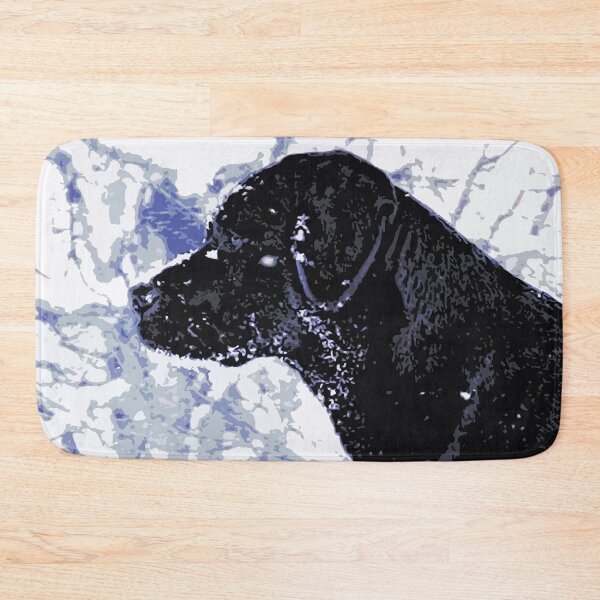 Item preview, Winter Wonderland - Black Labrador designed and sold by BlackDogArtJudy.