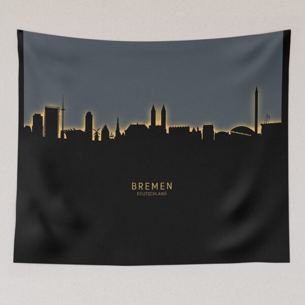 Artikelvorschau, Bremen Germany Skyline entworfen und verkauft von ArtPrints.