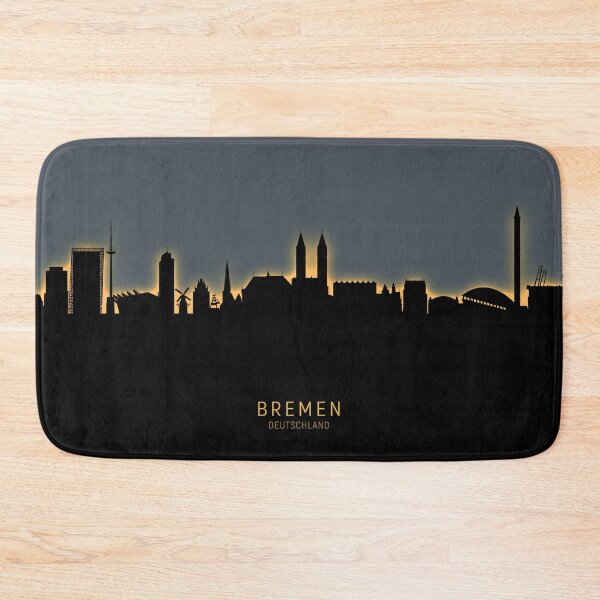 Item preview, Bremen Germany Skyline designed and sold by ArtPrints.