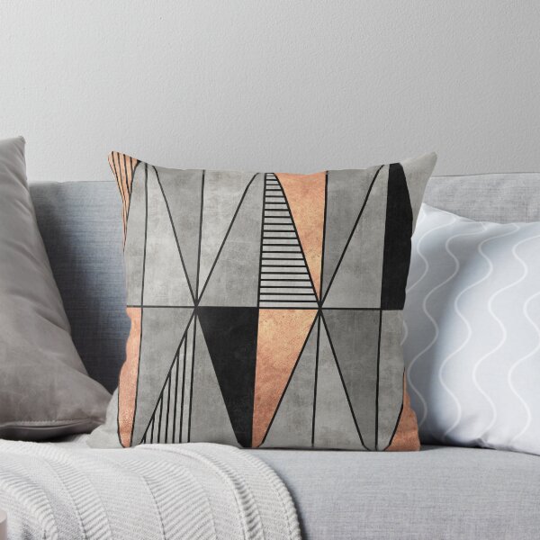 Aperçu de l'œuvre Triangles en béton et en cuivre créée et vendue par Zoltan Ratko.