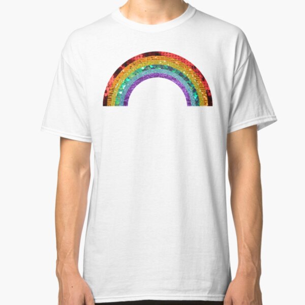 Rainbow Sequin Classic T-Shirt