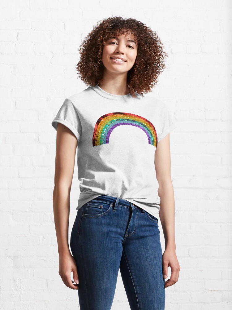 T-shirt classique ''Rainbow Sequin' : autre vue