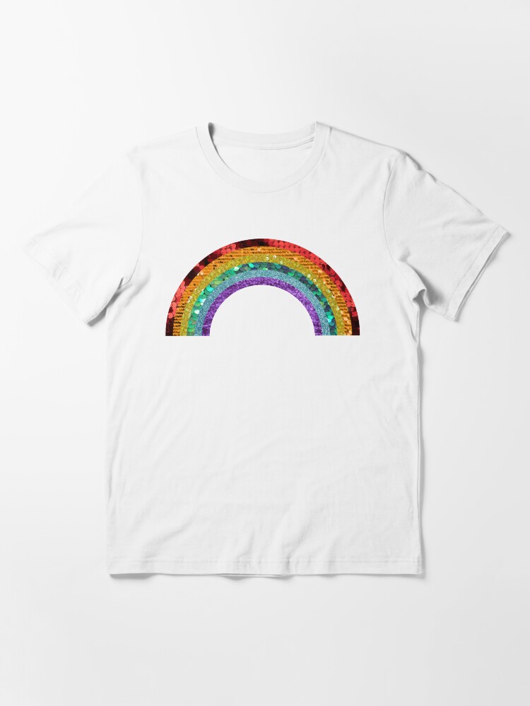 Alternate view of Rainbow Sequin Essential T-Shirt