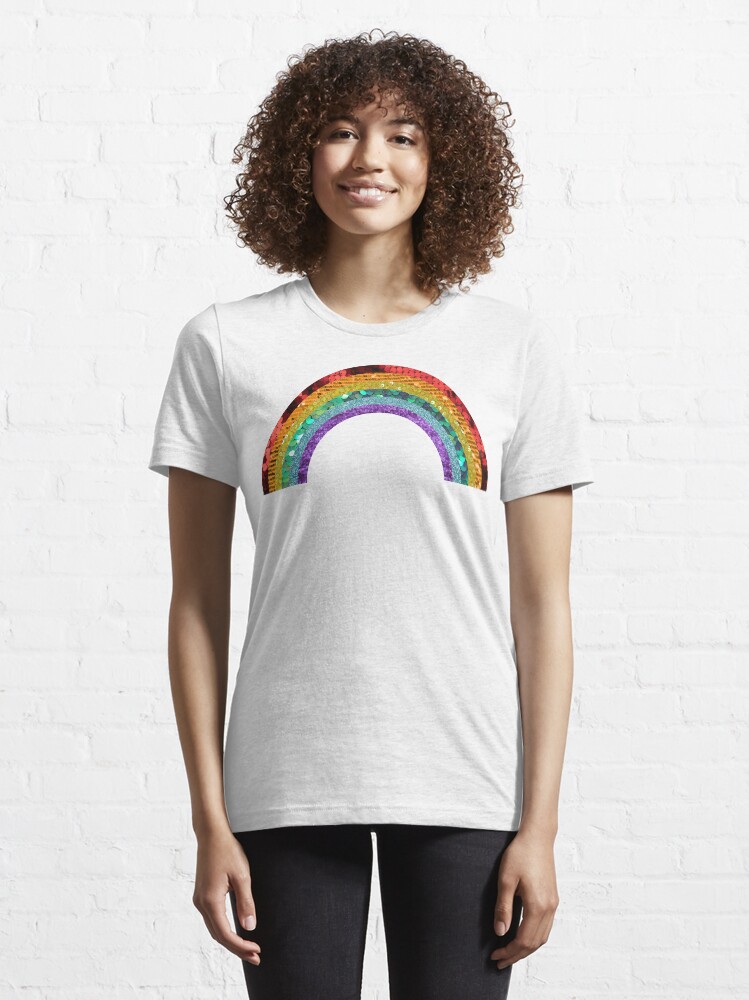 Alternate view of Rainbow Sequin Essential T-Shirt