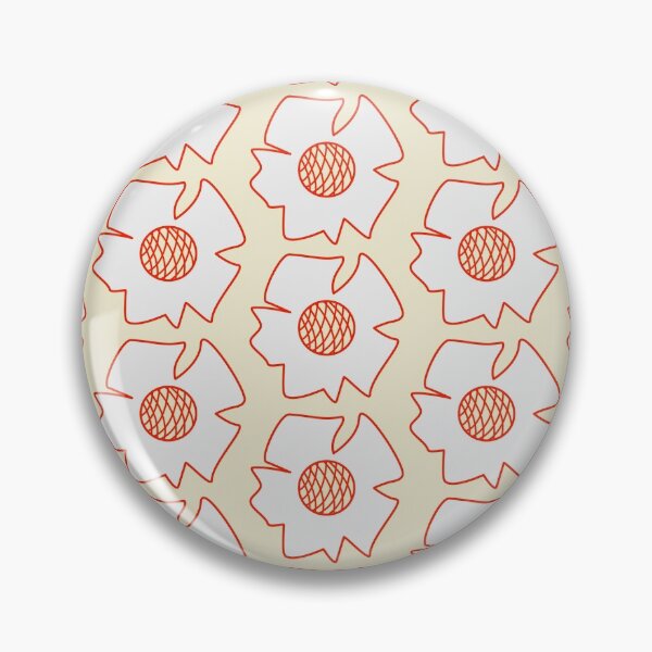 Item preview, Reddy flowers on light yellow designed and sold by Yamy Morrell Art and Design.