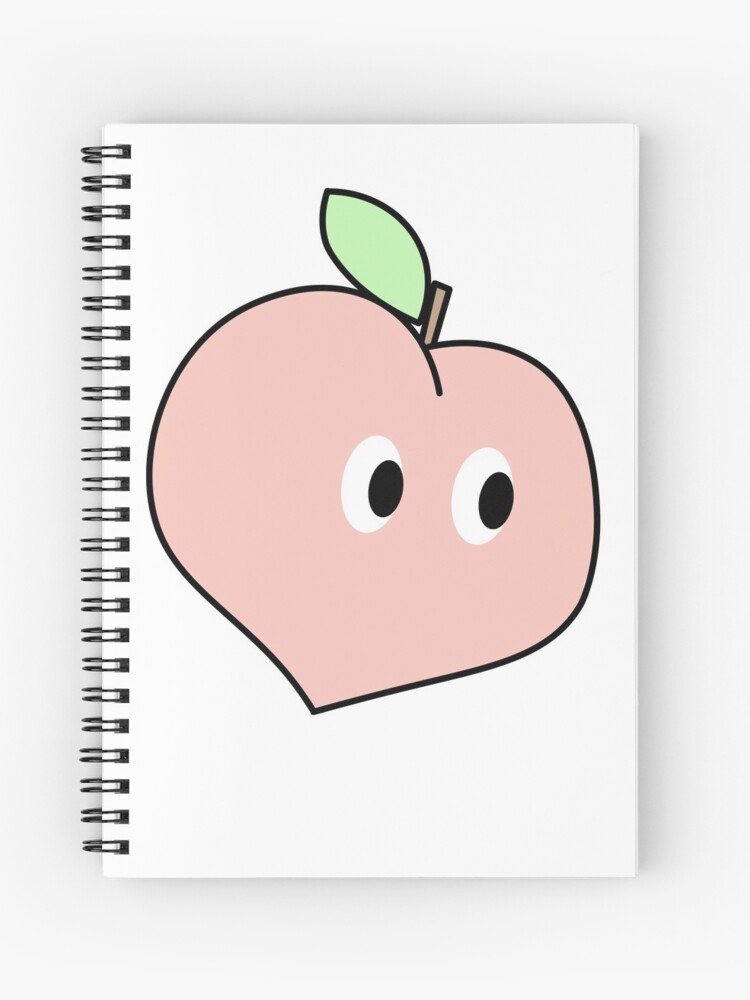 Kawaii Notebook with Peaches