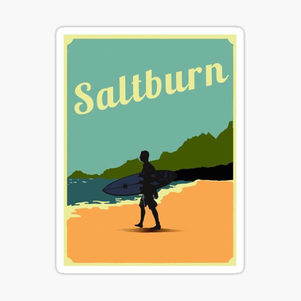Saltburn Surf Sticker