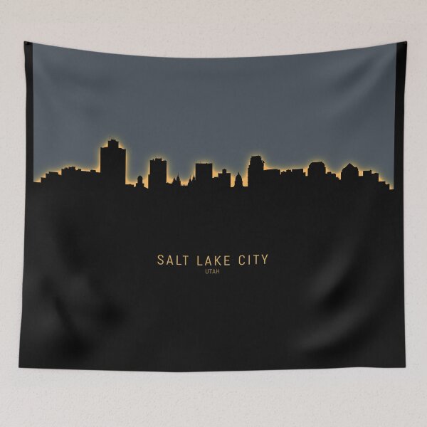 Item preview, Salt Lake City Utah Skyline designed and sold by ArtPrints.