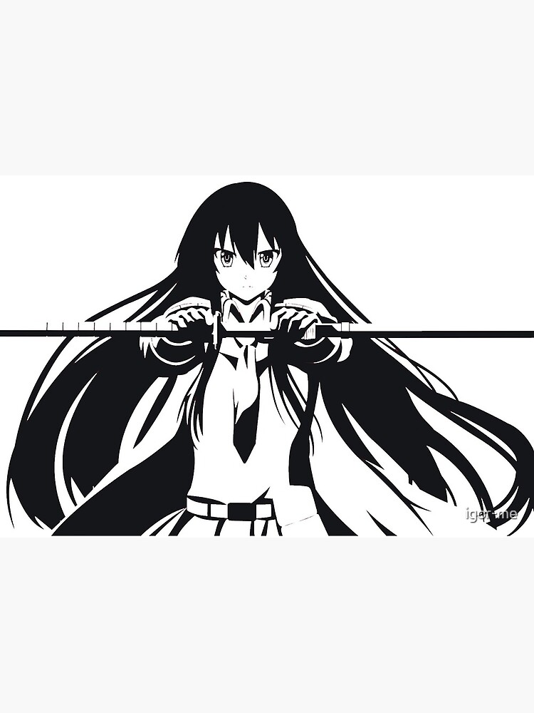 Akame Ga Kill 4k Wallpaper Art Board Print By Igor Me Redbubble