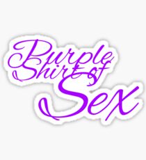 The Purple Shirt of Sex Sticker