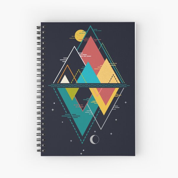 The Mountains of my Childhood Spiral Notebook