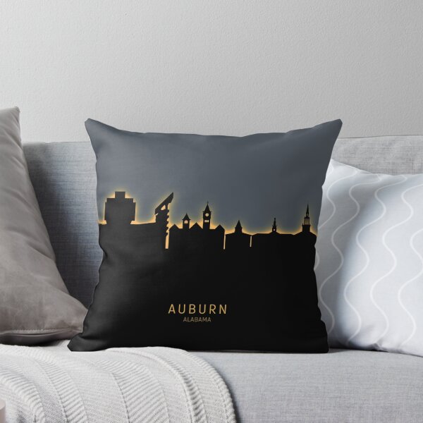 Aperçu de l'œuvre Auburn Alabama Skyline créée et vendue par ArtPrints.