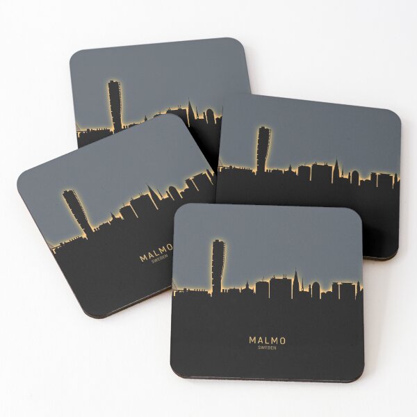Item preview, Malmo Sweden Skyline designed and sold by ArtPrints.