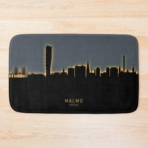 Item preview, Malmo Sweden Skyline designed and sold by ArtPrints.