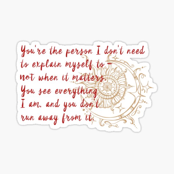 Item preview, brycehunt crescent city house of earth and blood quote designed and sold by lovely-lyrics.