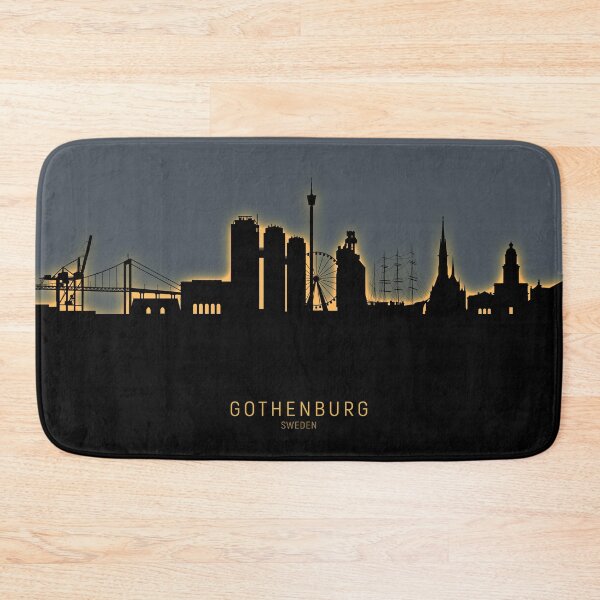 Item preview, Gothenburg Sweden Skyline designed and sold by ArtPrints.