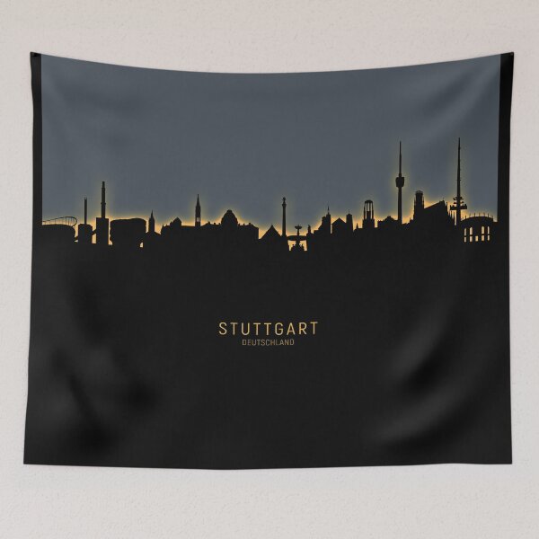 Item preview, Stuttgart Germany Skyline designed and sold by ArtPrints.