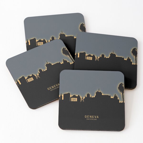 Item preview, Geneva Switzerland Skyline designed and sold by ArtPrints.