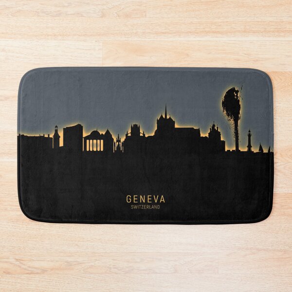 Item preview, Geneva Switzerland Skyline designed and sold by ArtPrints.