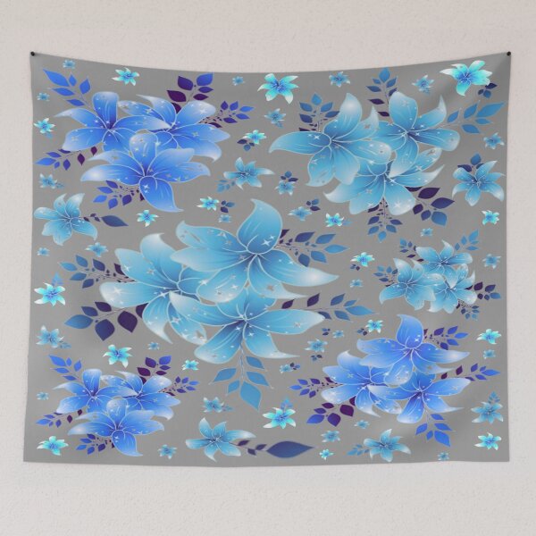 Item preview, Blue Lily flower design. decorative, stylish, graceful, nature, redecorate designed and sold by jayne0524.