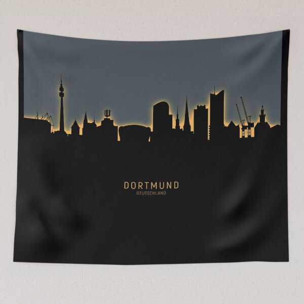 Item preview, Dortmund Germany Skyline designed and sold by ArtPrints.