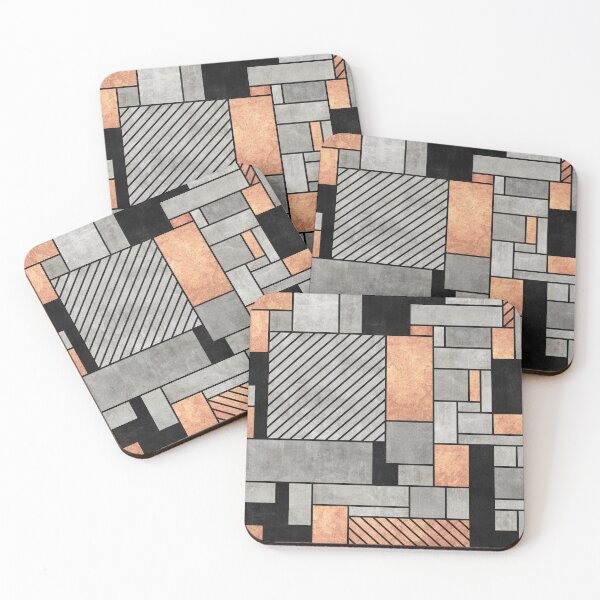 Item preview, Random Pattern - Concrete and Copper designed and sold by Zoltan Ratko.