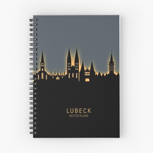 Item preview, Lubeck Germany Skyline designed and sold by ArtPrints.