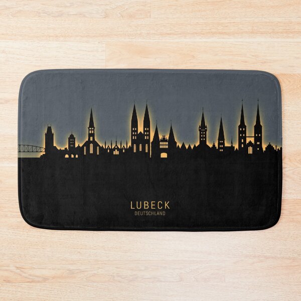 Item preview, Lubeck Germany Skyline designed and sold by ArtPrints.