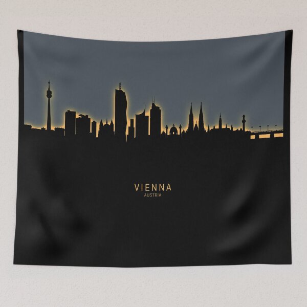 Item preview, Vienna Austria Skyline designed and sold by ArtPrints.