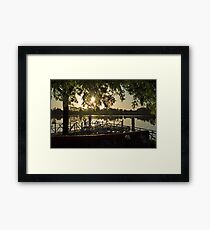 Sunrise Over the Manning, Taree Framed Print