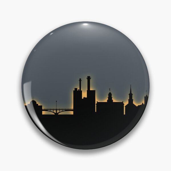 Artikelvorschau, Skyline von Iowa City, Iowa entworfen und verkauft von ArtPrints.