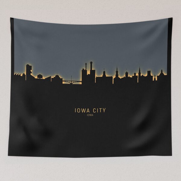 Item preview, Iowa City Iowa Skyline designed and sold by ArtPrints.
