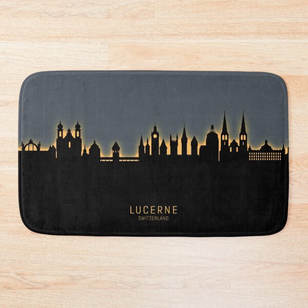 Item preview, Lucerne Switzerland Luzern Skyline designed and sold by ArtPrints.