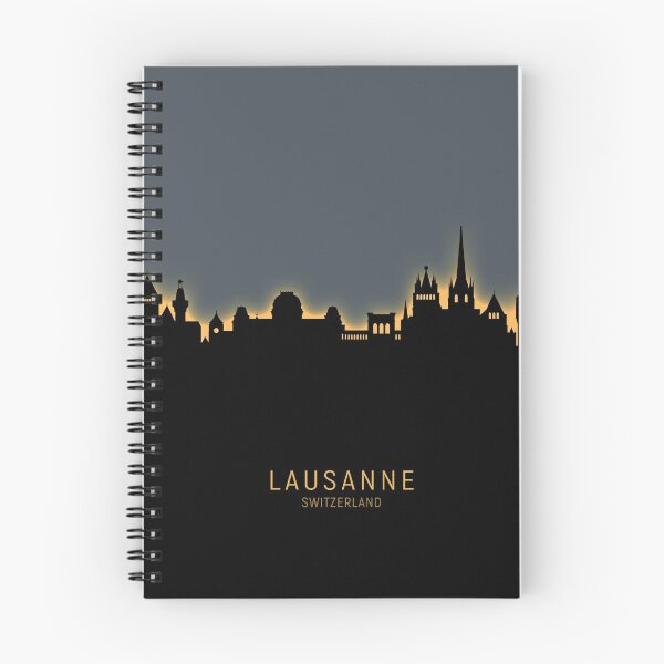 Item preview, Lausanne Switzerland Skyline designed and sold by ArtPrints.