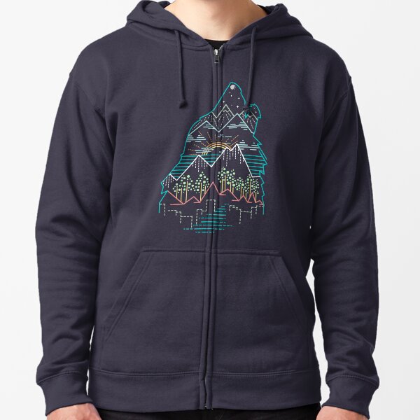 Nature is Calling Zipped Hoodie