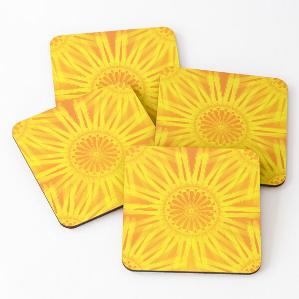 Item preview, Yellow sun flowers pattern designed and sold by iRenza.