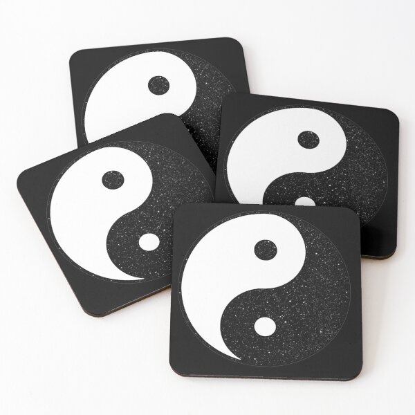Item preview, Stars Galaxy Print Yin Yang designed and sold by Hannah Marland.