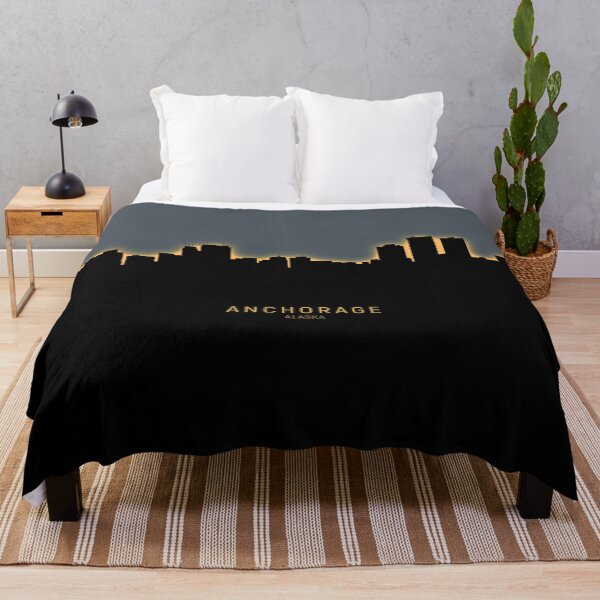 Item preview, Anchorage Alaska Skyline designed and sold by ArtPrints.