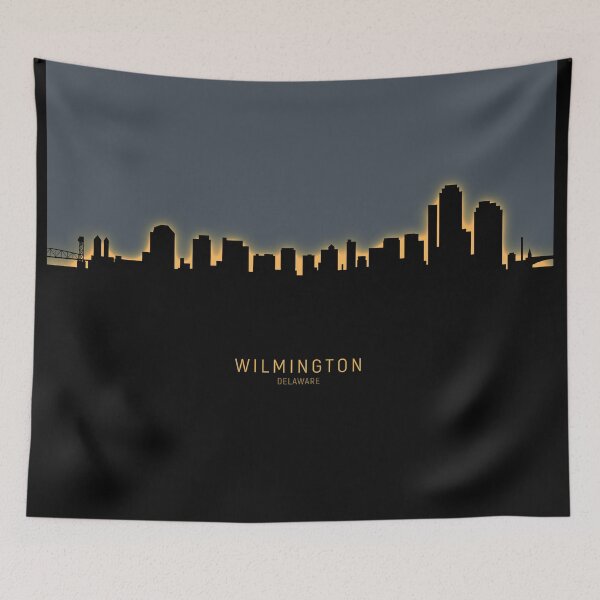 Artikelvorschau, Wilmington Delaware Skyline entworfen und verkauft von ArtPrints.