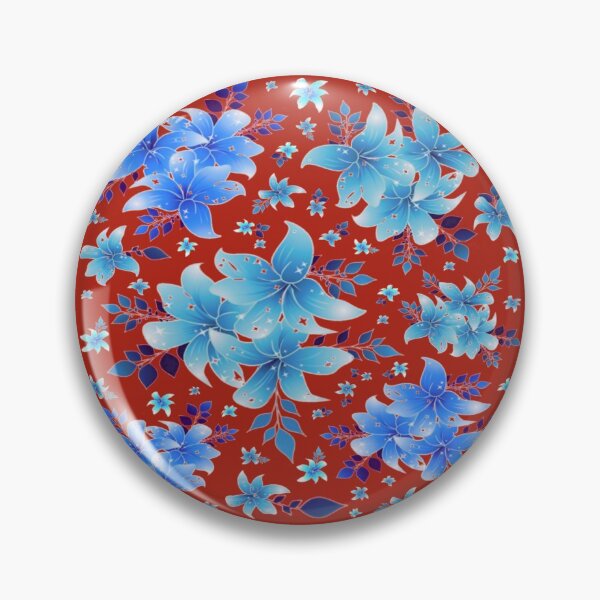 Item preview,  Blue Lily flower design. decorative, stylish, graceful, modernize, enhance designed and sold by jayne0524.