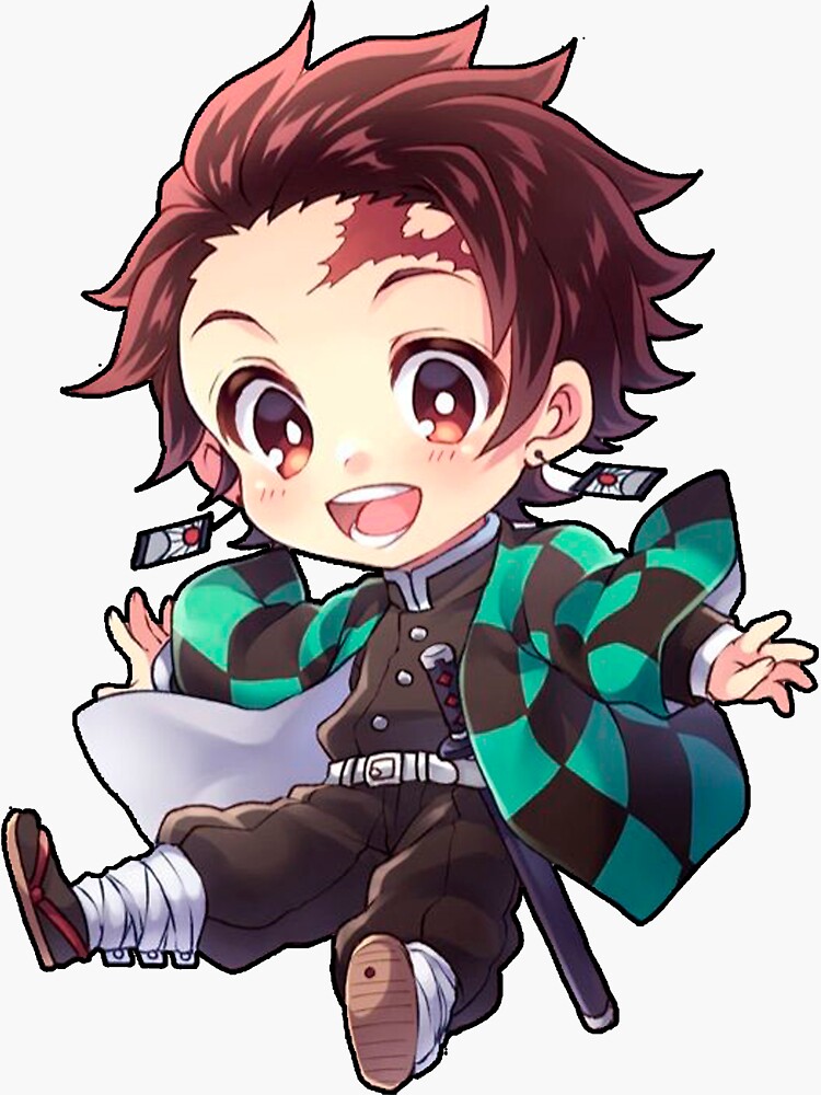 Pegatina «Chibi Kimetsu» de MangaChibi | Redbubble