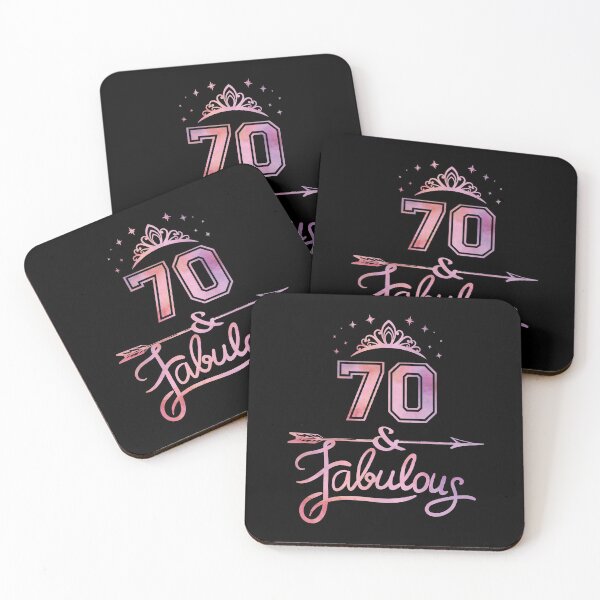 Item preview, Women 70 Years Old And Fabulous Happy 70th Birthday product designed and sold by Grabitees.