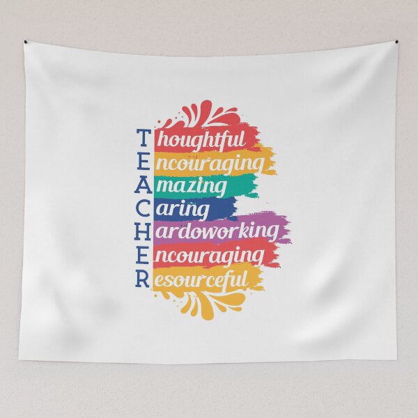 Item preview, Teacher, rainbow designed and sold by DerSenat.
