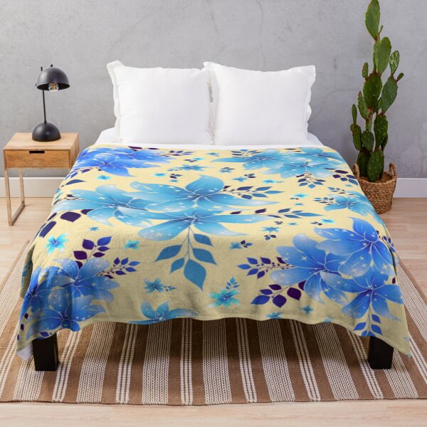 Item preview, Blue Lily flower design. decorative and stylish, home furnishing, style. designed and sold by jayne0524.