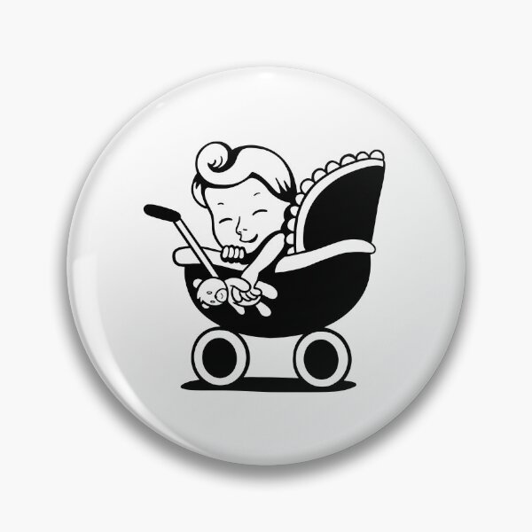 Item preview, Baby, retro stroller designed and sold by DerSenat.