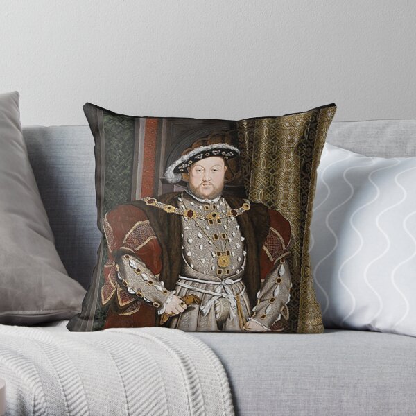 Henry VIII. KING of England. Throw Pillow