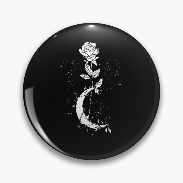 Item preview, Moon with rose, gothic designed and sold by DerSenat.