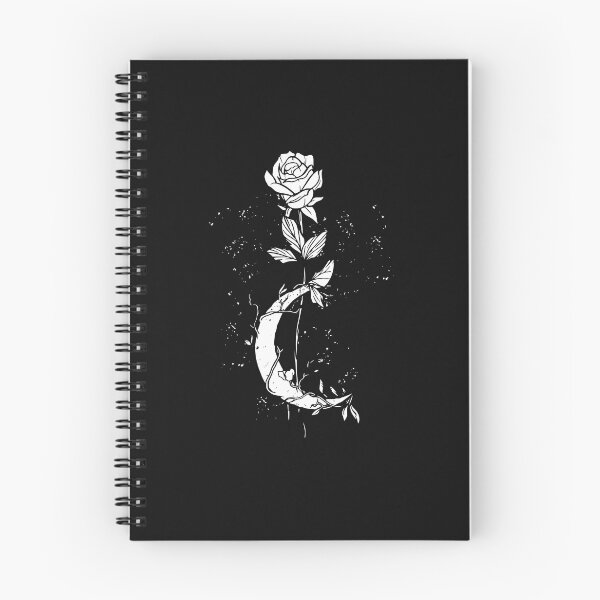 Item preview, Moon with rose, gothic designed and sold by DerSenat.