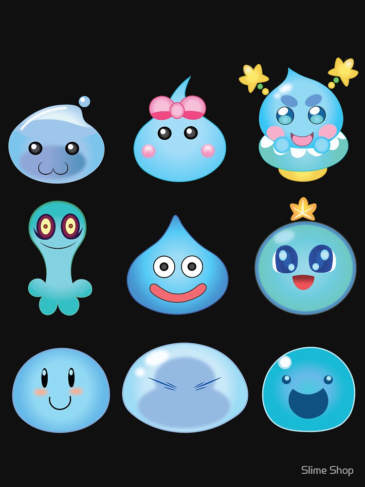 Blue Slime Buddies by BlazeDazzleDusk